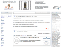 Tablet Screenshot of konsumcenter.de